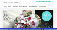 Desktop Screenshot of entrebodasymodas.com